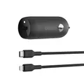 Belkin BoostCharge 30W USB-C to Lghtnng Cable Car Charger