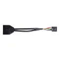 Silverstone Internal 19pin USB 3.0 to USB 2.0 Adapter Cable