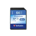 Verbatim VB-SDXC10-64G Premium 64 GB SDXC UHS-1 V10 U1 Class 10 Memory Card