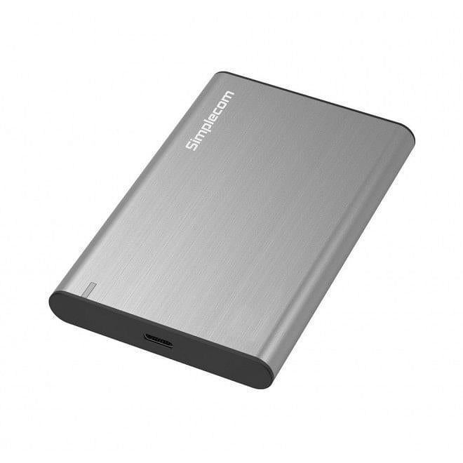 Simplecom 2.5" Hard Drive/SSD to USB 3.1 Enclosure Grey
