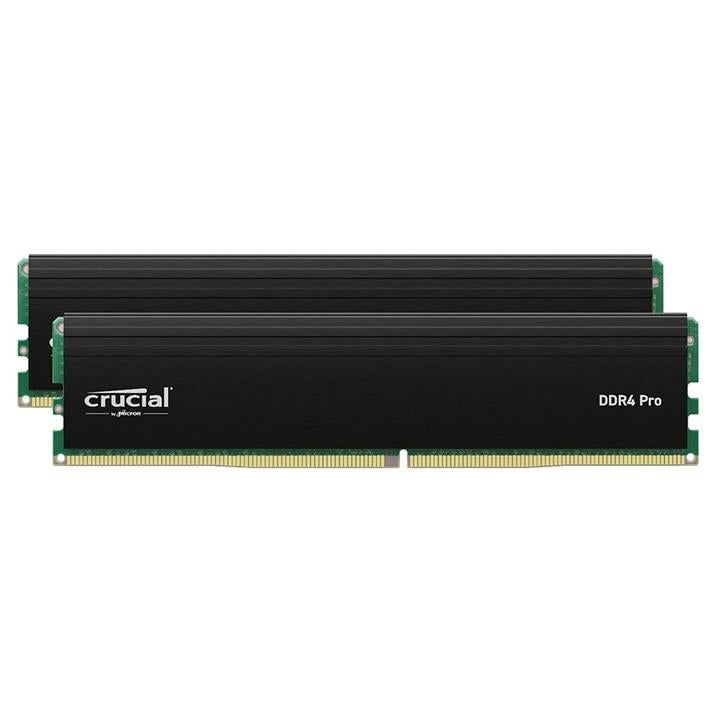Crucial Pro 32GB (2x16) DDR4-3200 Memory Black