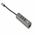 STM Goods USB-C 3XUSB-A + LAN Hub - Grey