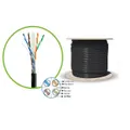 Serveredge CAT6A 305m Jell Filled Outdoor/Underground Network Cable - Black