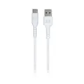 Monster USB-C to USB-A Thermo Plastic Elastometer White 2m Cable
