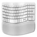 Logitech Wave Keys Wireless Ergonomic Keyboard - Off White
