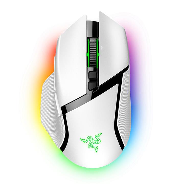 Razer Basilisk V3 Pro Ergonomic Wireless Gaming Mouse - White