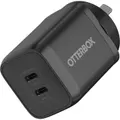 Otterbox 65W Dual Port USB-C Power Delivery Fast GaN Wall Charger - Black