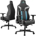 Eureka GC08 Python II Ergonomic Gaming Chair - Black/Blue