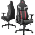 Eureka GC08 Python II Ergonomic Gaming Chair - Black/Red