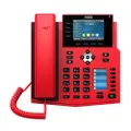 Fanvil IP Phone Black, Red Wired Handset 16 lines Wi-Fi