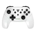Fantech Wireless Gaming Controller Gamepad Vibration Turbo Mode for Windows PC / PS3 (WGP13)(White)