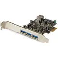 StarTech 4Port PCIe USB 3.0 Adapter Card - 1 Internal And 3 External