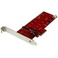 StarTech 2 Slot PCI Express M.2 SATA 3 Controller - NGFF Card