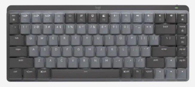 Logitech MX Mechanical Mini Wireless Keyboard - Tactile Quiet