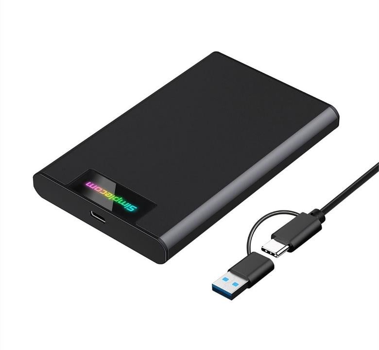 Simplecom SE239 2.5" SATA HDD SSD to USB-C Enclosure