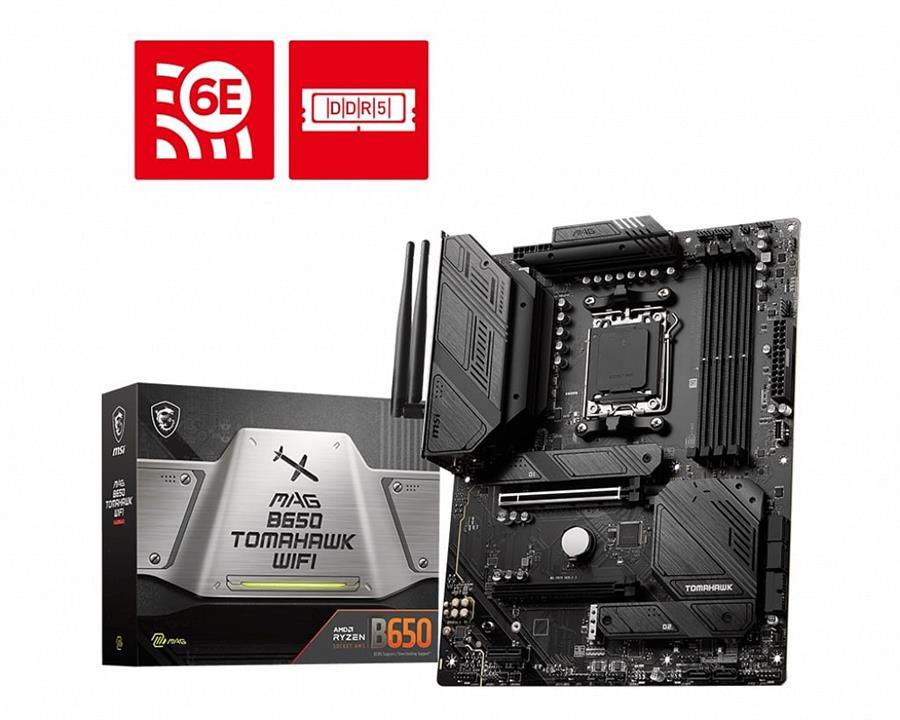 MSI MAG B650 Tomahawk WiFi AM5 ATX Motherboard