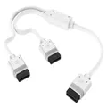 Corsair iCUE LINK 1x600mm Y-Cable Straight - White