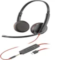 HP Poly Blackwire C3225 UC Stereo USB-C Headset