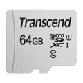 Transcend 64 GB Class 10/UHS-I U1 microSDXC Memory Card