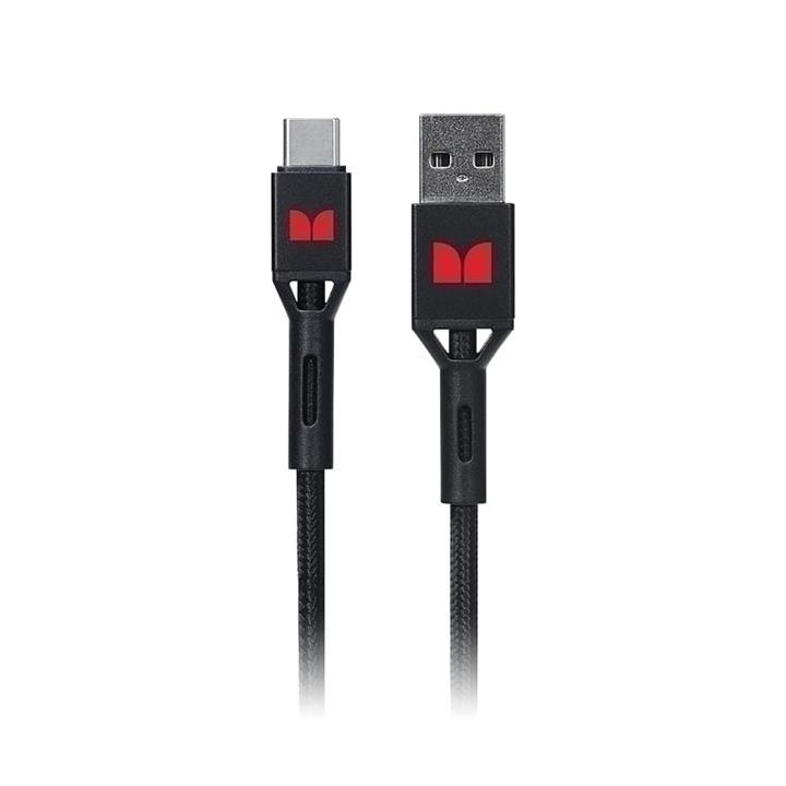 Monster USB-C to USB-A Braided Black 1.2m Cable