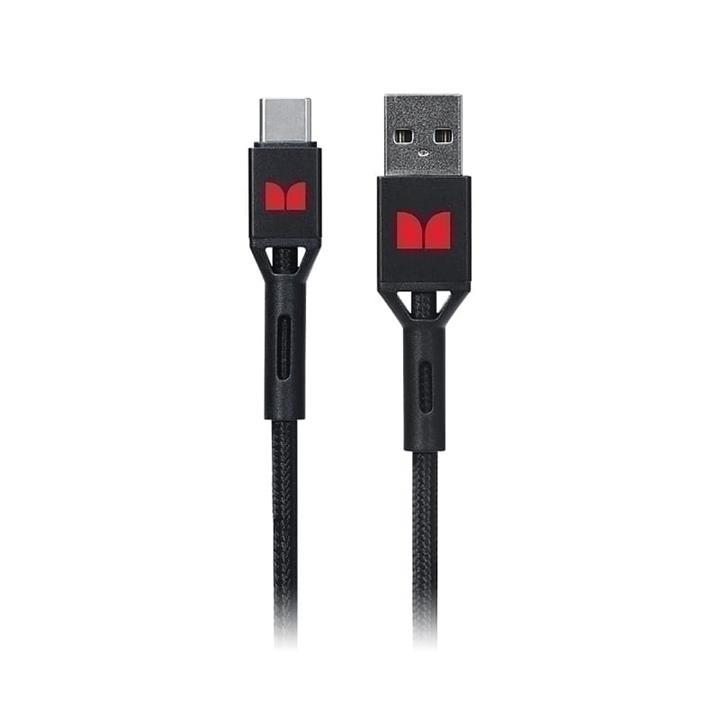 Monster USB-C to USB-A Braided Black 2m Cable