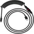 HP HyperX USB-C Coiled Cable - Gray/Black