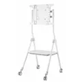 CommBox Twist Media Cart Mobile Stand 37-55" - White