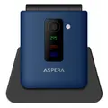 Aspera F50 4G Flip Phone 2.4" 128MB/48MB - Midnight