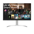 LG 32SQ730S-W 31.5" UHD 4K HDR10 USB-C Smart Monitor With webOS