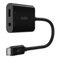 Belkin 3.5mm Audio + USB-C Charge Adapter - Black