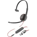HP Poly Blackwire C3215 UC Mono USB-C Headset