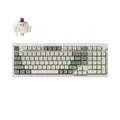 Keychron Q5 Max QMK/VIA Wireless Custom White Mechanical Keyboard - Brown Switch