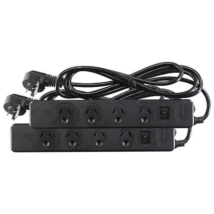 Jackson 4-Outlet Surge Protected Powerboard 2-Pack