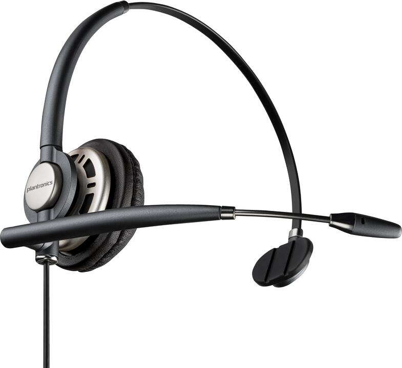 HP Poly EncorePro HW710 Wired On Ear Mono Headset - Black