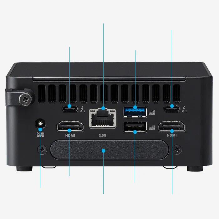 Asus NUC 14 Pro Barebone System i3-100U