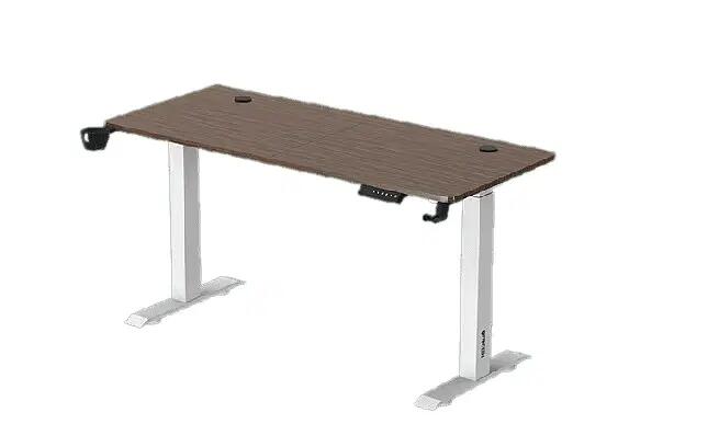 Fantech Office Desk Height Adjustable Motorised Electric Stand Gaming Table - White