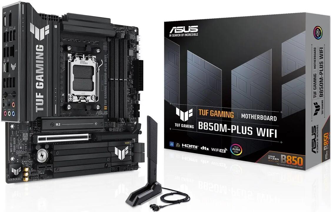 Asus TUF GAMING B850M-PLUS WIFI AM5 Micro-ATX Motherboard