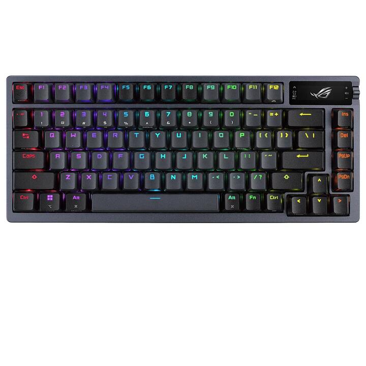 ASUS ROG Azoth 75% Gunmetal Wireless RGB Mechanical Keyboard - Snow Switch