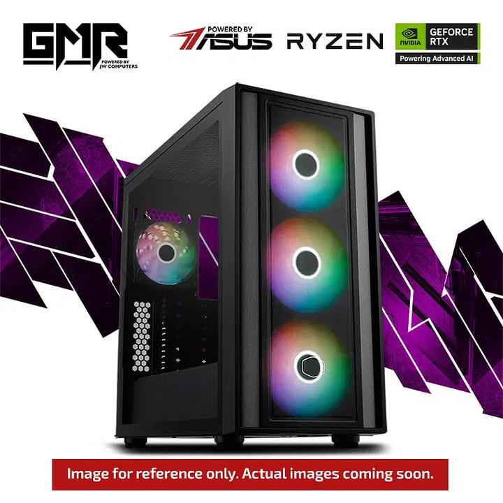GMR Riptide 5070Ti Gaming PC - (Ryzen 5 7500F | 32GB RAM | RTX 5070 Ti 16G | 2TB NVMe SSD | 750W | Windows 11) Powered by ASUS