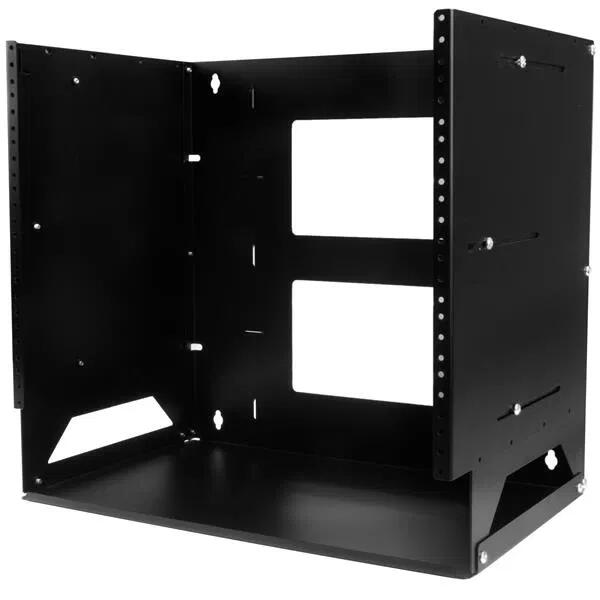 StarTech 8U Wall-Mountable Server Rack - Wall Rack With Built-in Shelf
