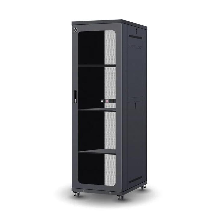 Serveredge 45RU 800mm Wide And 1200mm Deep Fully Assembled Free Standing Server Cabinet