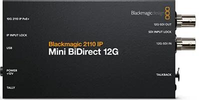 Blackmagic 2110 IP Mini BiDirect 12G Converter