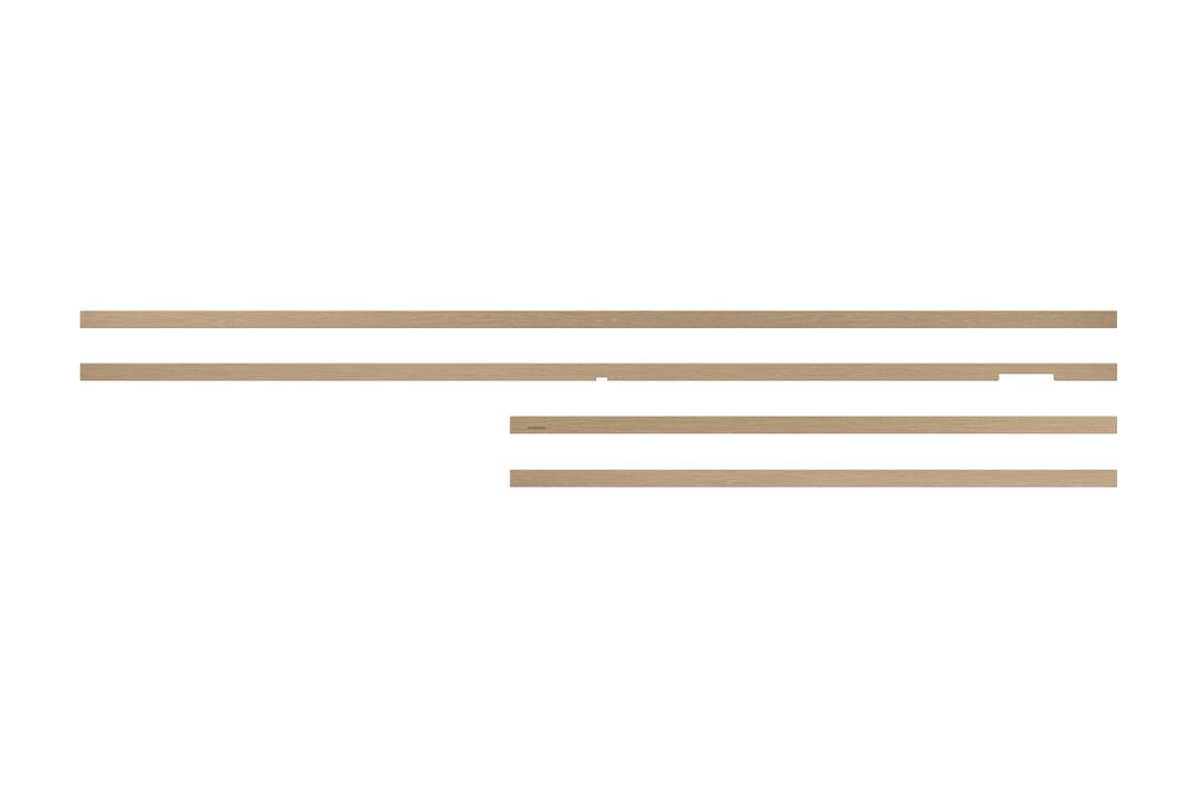 Samsung 85" Customisable Bezel Frame Pro TV - Teak