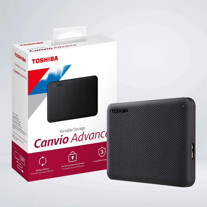 Toshiba Canvio Advance V10 2TB External Hard Drive--Black