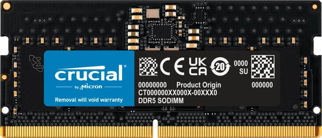 Crucial 8GB(1x8GB) DDR5-4800 SODIMM Memory
