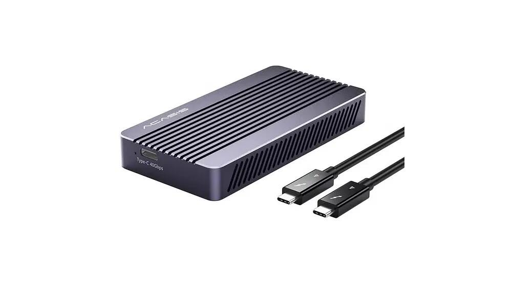 ACASIS 4TB USB 4.0 40Gbps Thunderbolt 4 / 3 M.2 PCIe NVMe USB-C Portable SSD