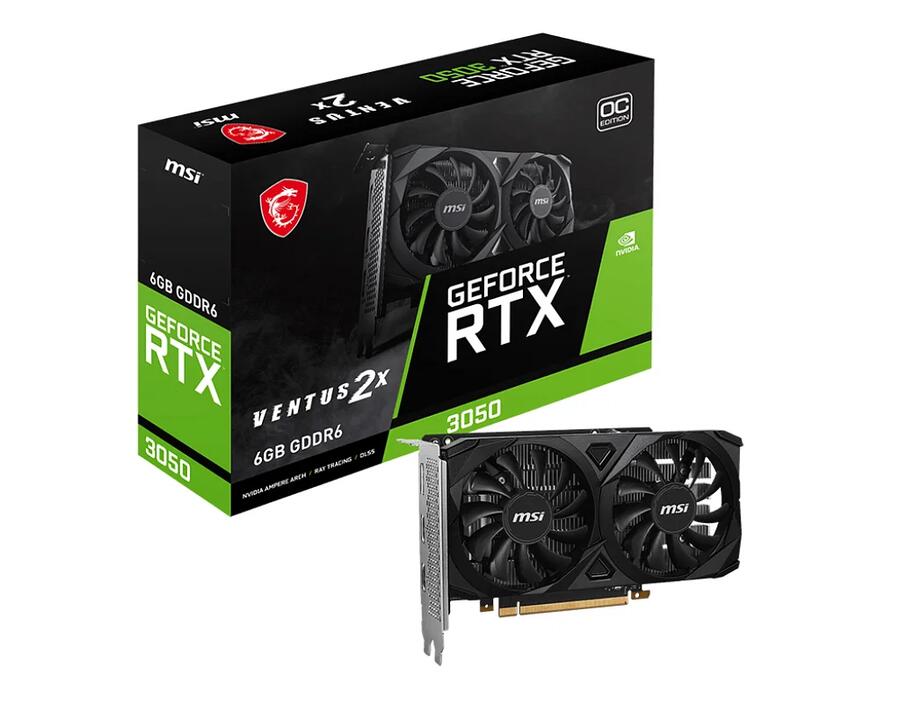 MSI GeForce RTX 3050 VENTUS 2X 6GB OC Graphic Card