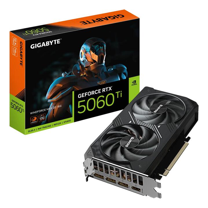 Gigabyte GeForce RTX 5060 Ti WindForce Max OC 16GB Graphics Card
