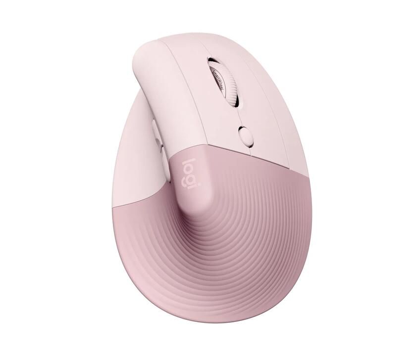 Logitech Lift Vertical Ergonomic Mouse - Rose