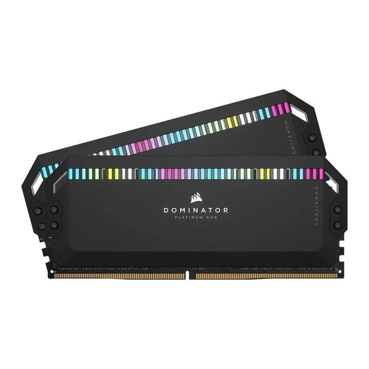 Corsair Dominator Platinum RGB 64GB (2x32GB) DDR5-5600 RAM for AMD Expo Black